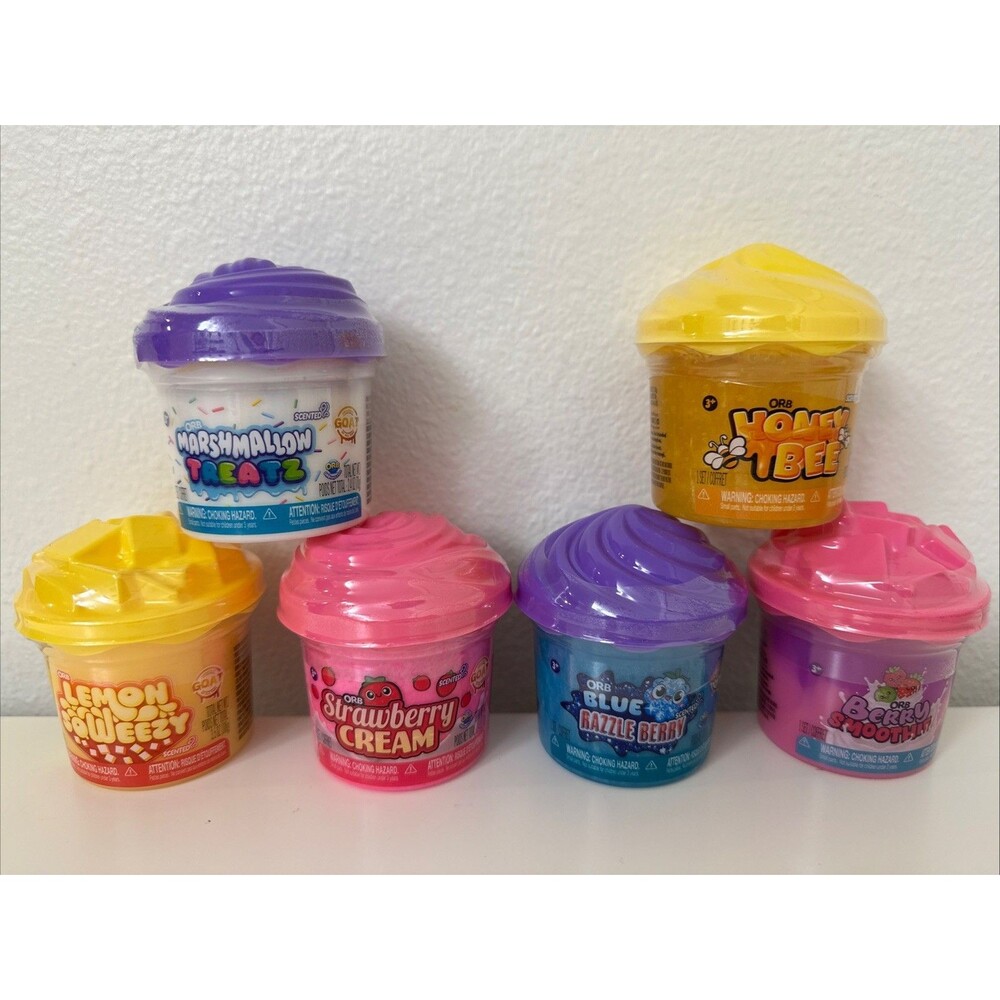 Orb G.O.A.T. Slime (2.5oz Each) Set of 6